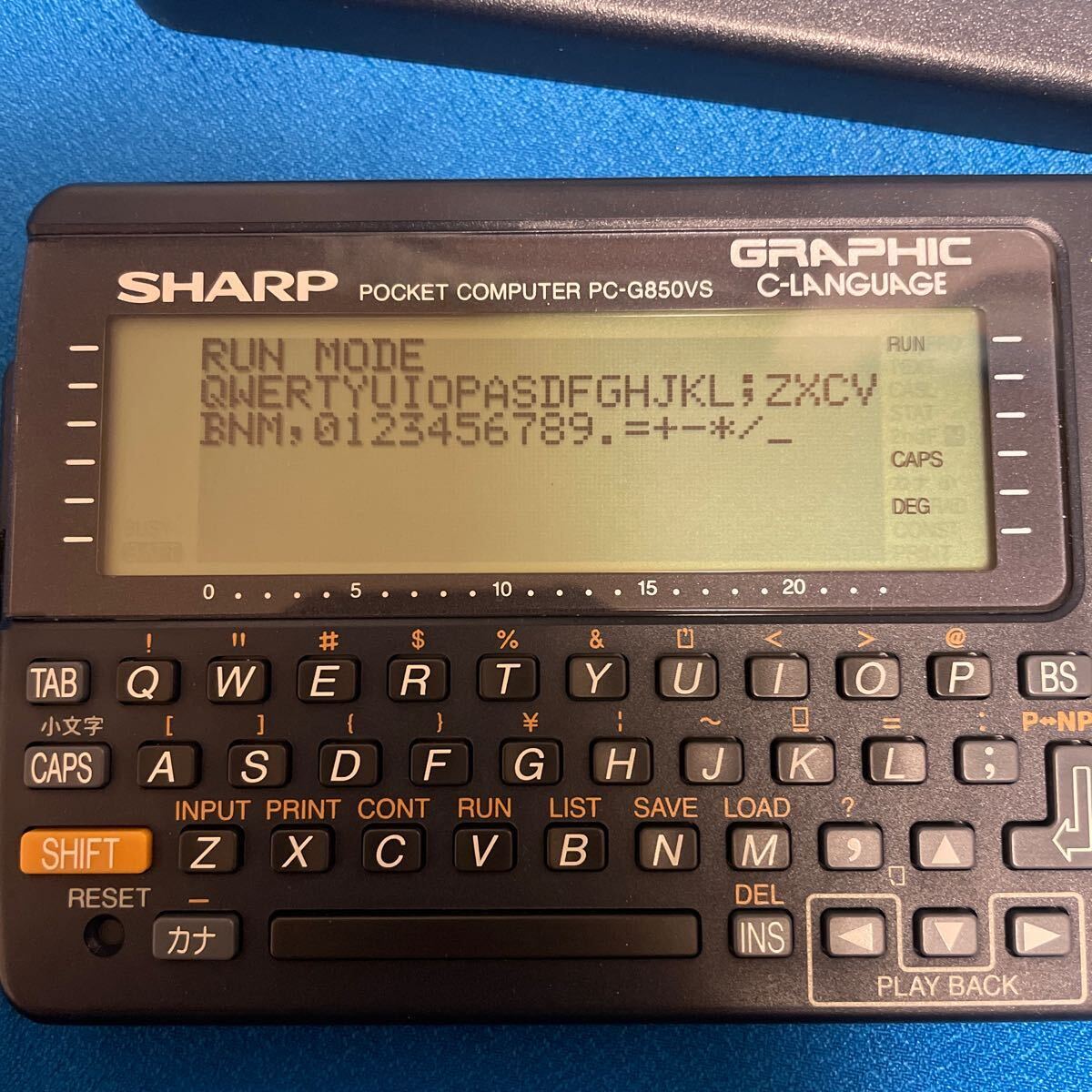 SHARP PC-G850VS ポケコン