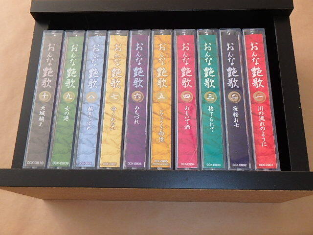 カセットテープ4セット　/　おんな艶歌 全10巻　/　オーケストラで綴る 日本の流行歌 全10巻　/　精選盤 昭和の流行歌 全20巻　/　他_画像3