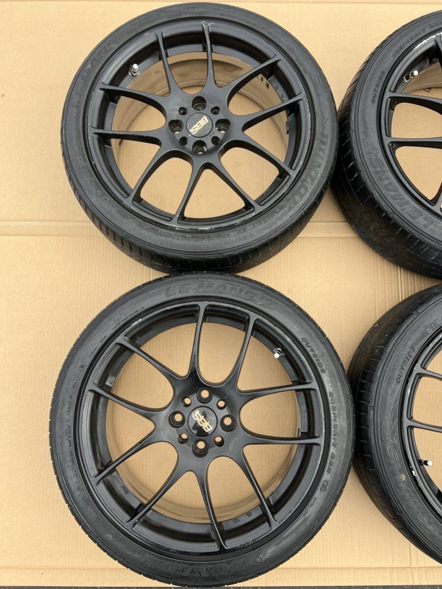 鍛造 BBS RF500 4H-100 17インチ 7J +48 希少 4本 ND5RC ND5EC ロードスターアクア/ヴィッツ/ヤリス/Bb/スイフト_画像3