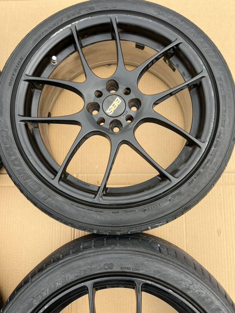 鍛造 BBS RF500 4H-100 17インチ 7J +48 希少 4本 ND5RC ND5EC ロードスターアクア/ヴィッツ/ヤリス/Bb/スイフト_画像8