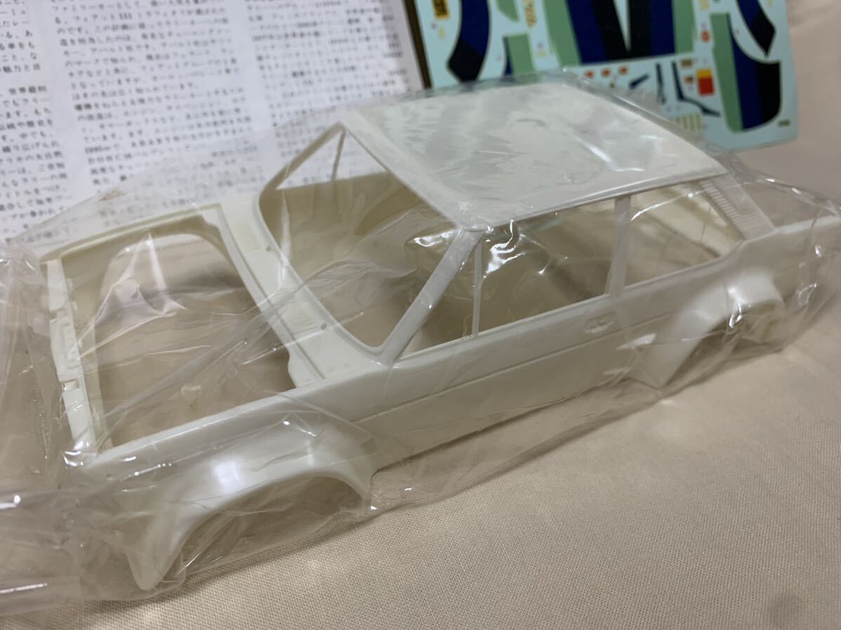 タミヤ 1/20 フィアット 131アバルト ラリー '80モンテカルロ優勝車 未組立 の画像10