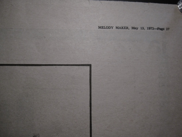 WINGS(PAUL McCARTNEY) ex. The Beatles◎メアリーの子羊(MARY HAD A LITTLE LAMB)◎稀少シングル広告◎英『MELODY MAKER』原紙[1972年]_画像2