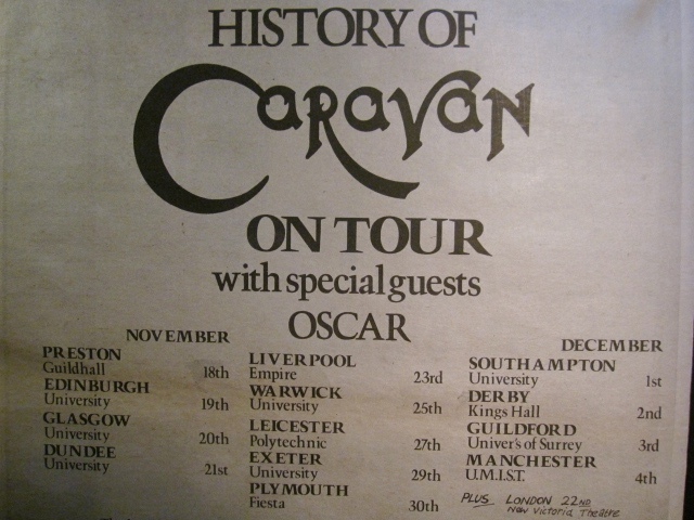 CARAVAN『HISTORY』 & DAVE GREENSLADE『CACTUS CHIOR』◎稀少アルバム＆ツアー広告◎英『MELODY MAKER』原紙[1976年]の画像3