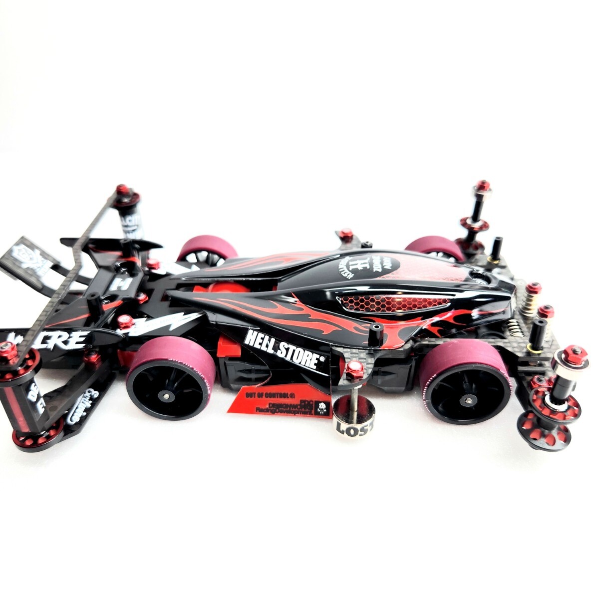 ミニ四駆 デュアルリッジJr 完成品 MSフレキ フルカスタム ミニ四駆 デュアルリッジJr 完成品 MSフレキ フルカスタム