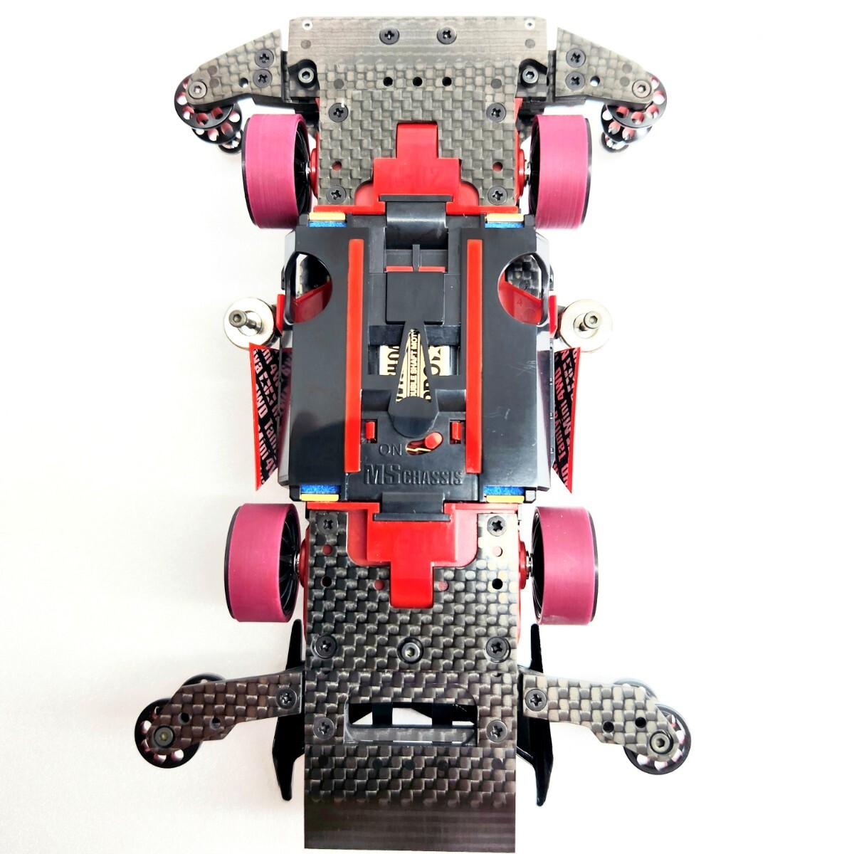ミニ四駆 デュアルリッジJr 完成品 MSフレキ フルカスタム ミニ四駆 デュアルリッジJr 完成品 MSフレキ フルカスタム