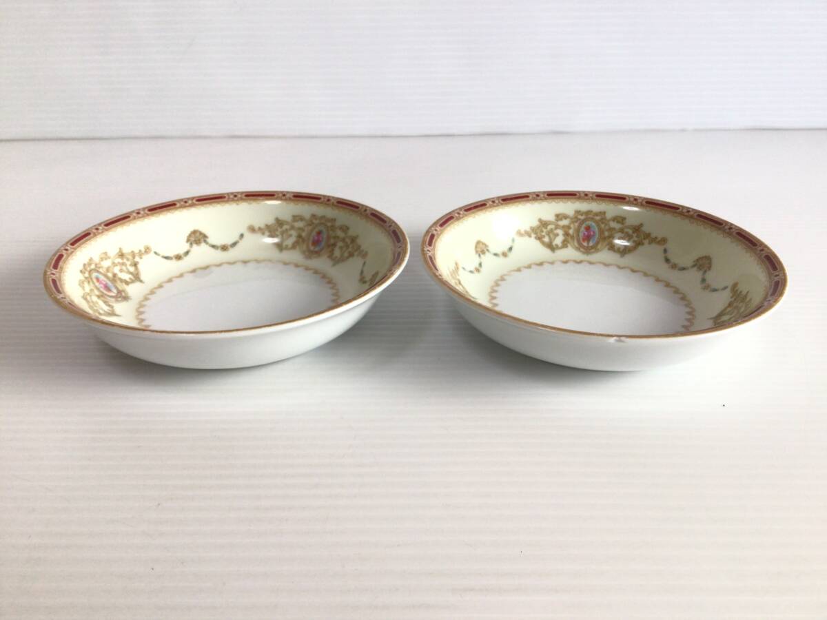 Y780 Noritake/ノリタケ　NIPPON TOKI KAISHA 小皿　2枚セット　オールドノリタケ　アンティーク　レトロ　保管品　訳あり_画像3