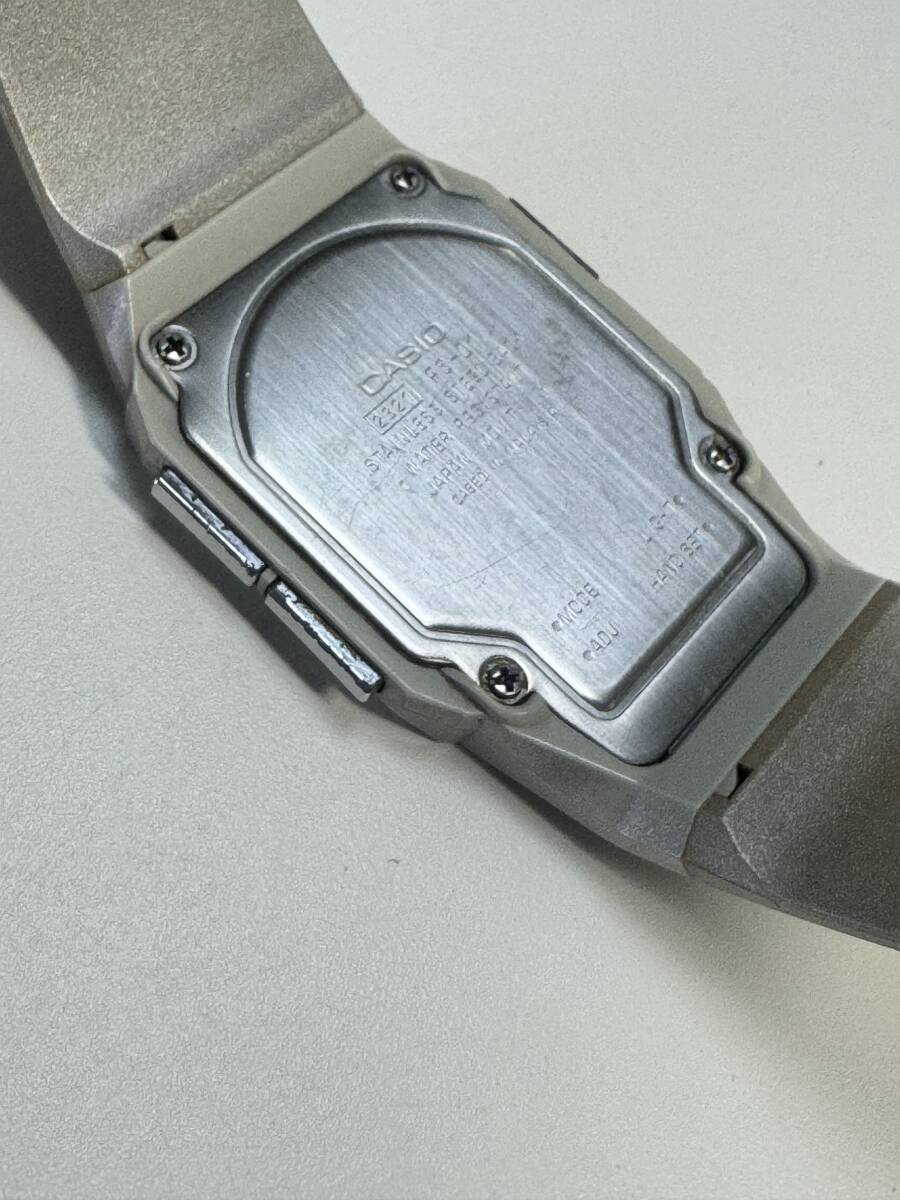 Ｌ238　腕時計　CASIO/カシオ　FS-01 DUAL TIME/デュアルタイム　デジアナ　アナデジ　2針　フィルムウォッチ　薄型_画像4