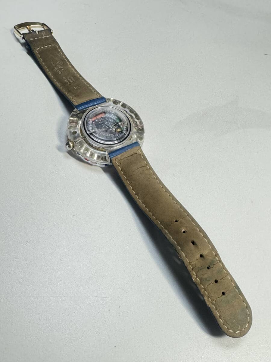 Ｌ245　腕時計　bonbon watch/ボンボンウォッチ　Alexandra PARIS/アレクサンドラ　MADE IN FRANCE ラインストーン　デイト　クォーツ　3針