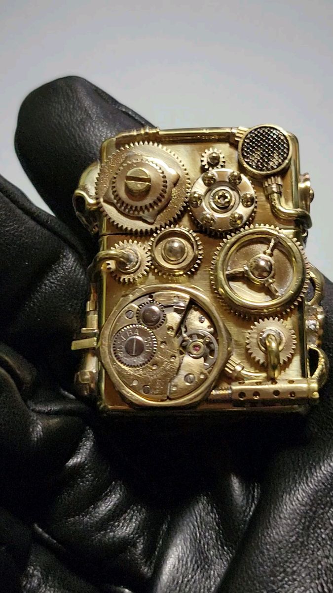 新品未使用 ジッポ スチームパンク ドクロ zippo armor