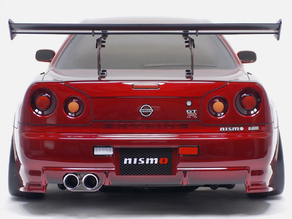 タミヤ R34 GT-R Z-tune 塗装済完成ボディ　フロストレッド／ガンメタル_画像6