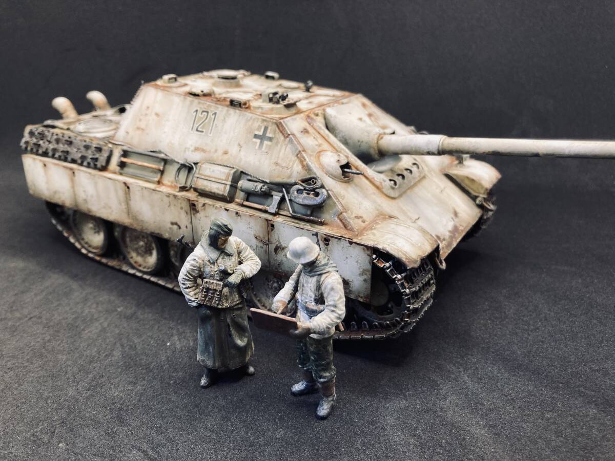 1/35 ミリタリーミニチュアシリーズ ヤークトパンサー冬季迷彩　［完成品］_画像7