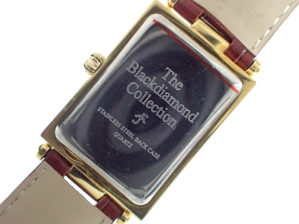 7MX 未使用保管品 SEIKO セイコー Blackdiamond Collection ブラックダイヤモンドコレクション 腕時計 スクエアフェイス デイトの画像6