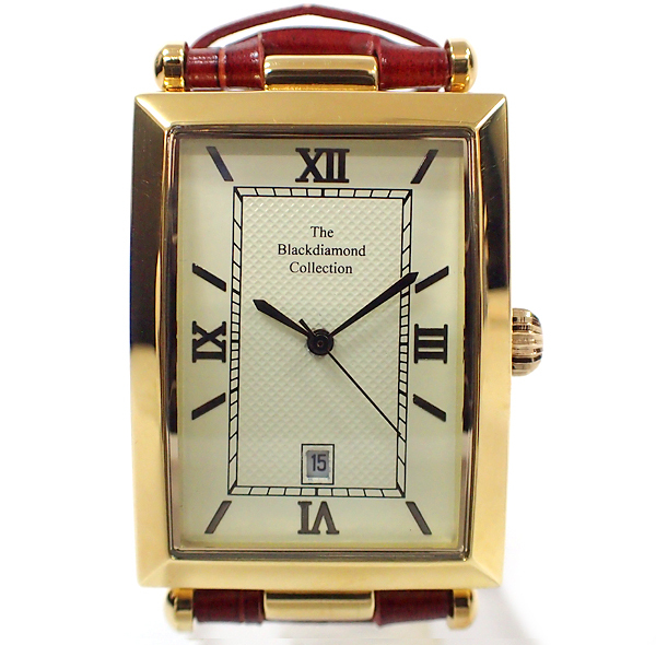 7MX 未使用保管品 SEIKO セイコー Blackdiamond Collection ブラックダイヤモンドコレクション 腕時計 スクエアフェイス デイトの画像3