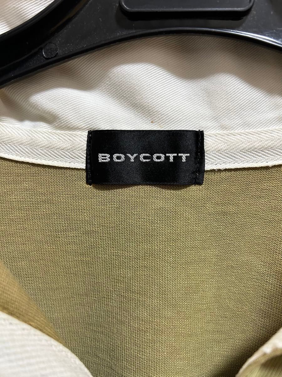 BOYCOTT  ボイコット　ポロシャツ　ラガーシャツ　古着