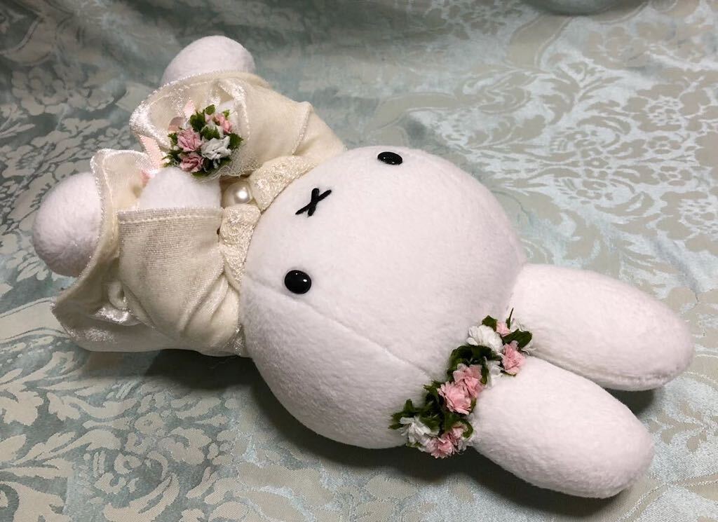 Dick Bruna Collection miffy ミッフィー ウエディングドール ぬいぐるみ ブルーナ 花嫁 結婚式 ウエディング 新婦 花嫁さん_画像9