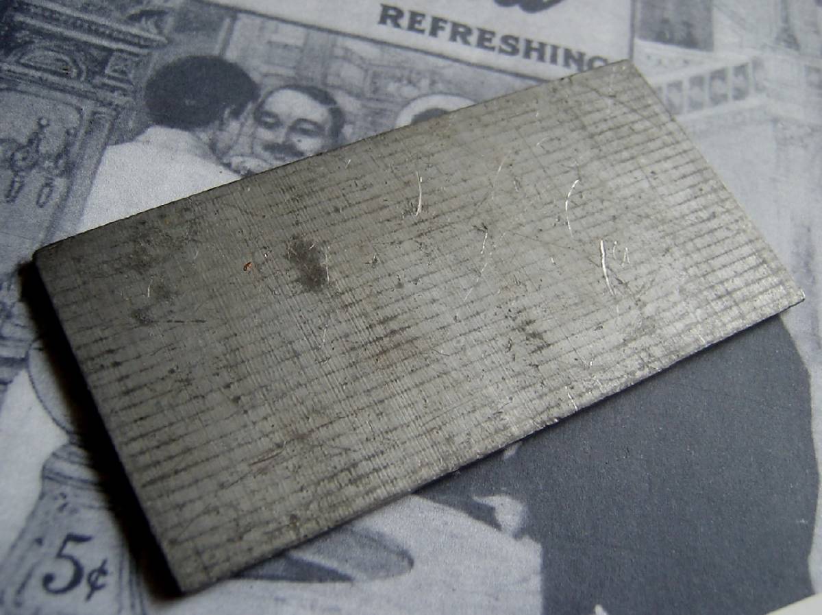 1950's コカコーラ広告 Aren't you・・ 活版印刷プレート 非売品(コカ