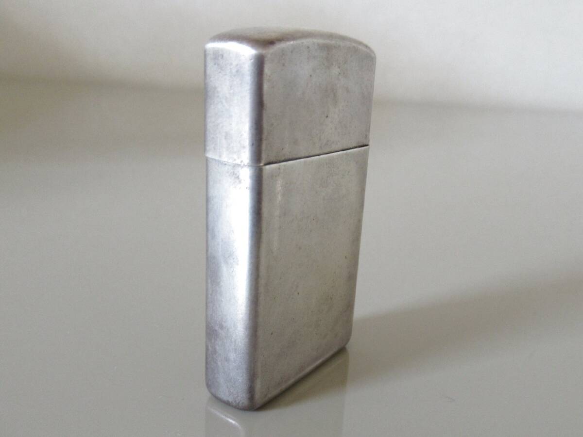 Zippo Slim Sterling Silver 1990年 Italic Logo！／ジッポー スリム スターリング シルバー 1990年製 イタリック ロゴ！_画像1