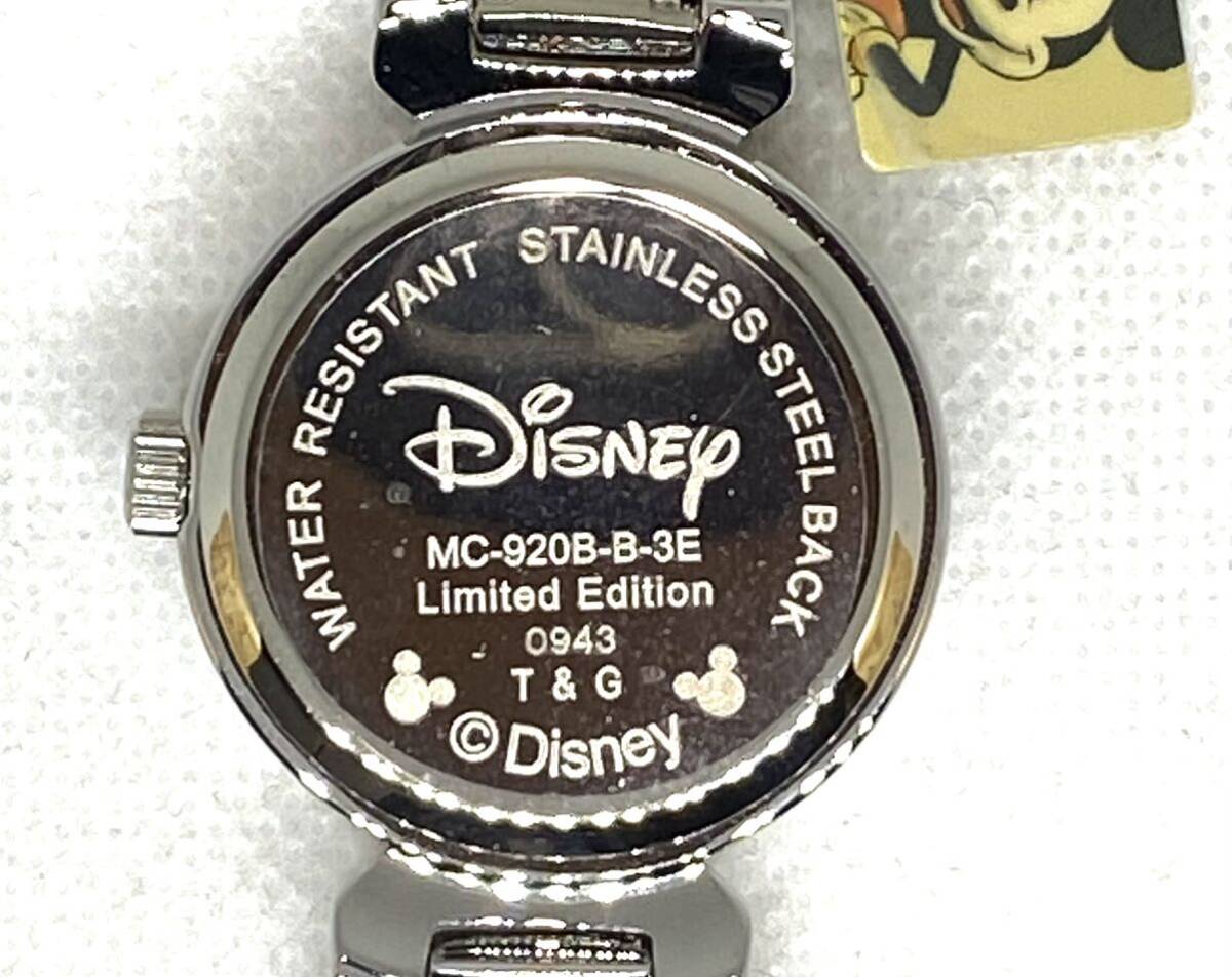 【限定品】Disneyディズニー/クォーツ腕時計/アナログ/ステンレス/MC-920 B- B-3E Limited Edition 0943/ミニー/リストウォッチの画像7