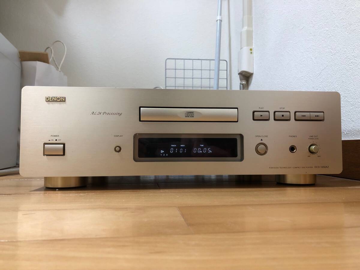 ★【送料無料／ジャンク】DENON CDプレーヤー DCD-1650AZ★_画像1