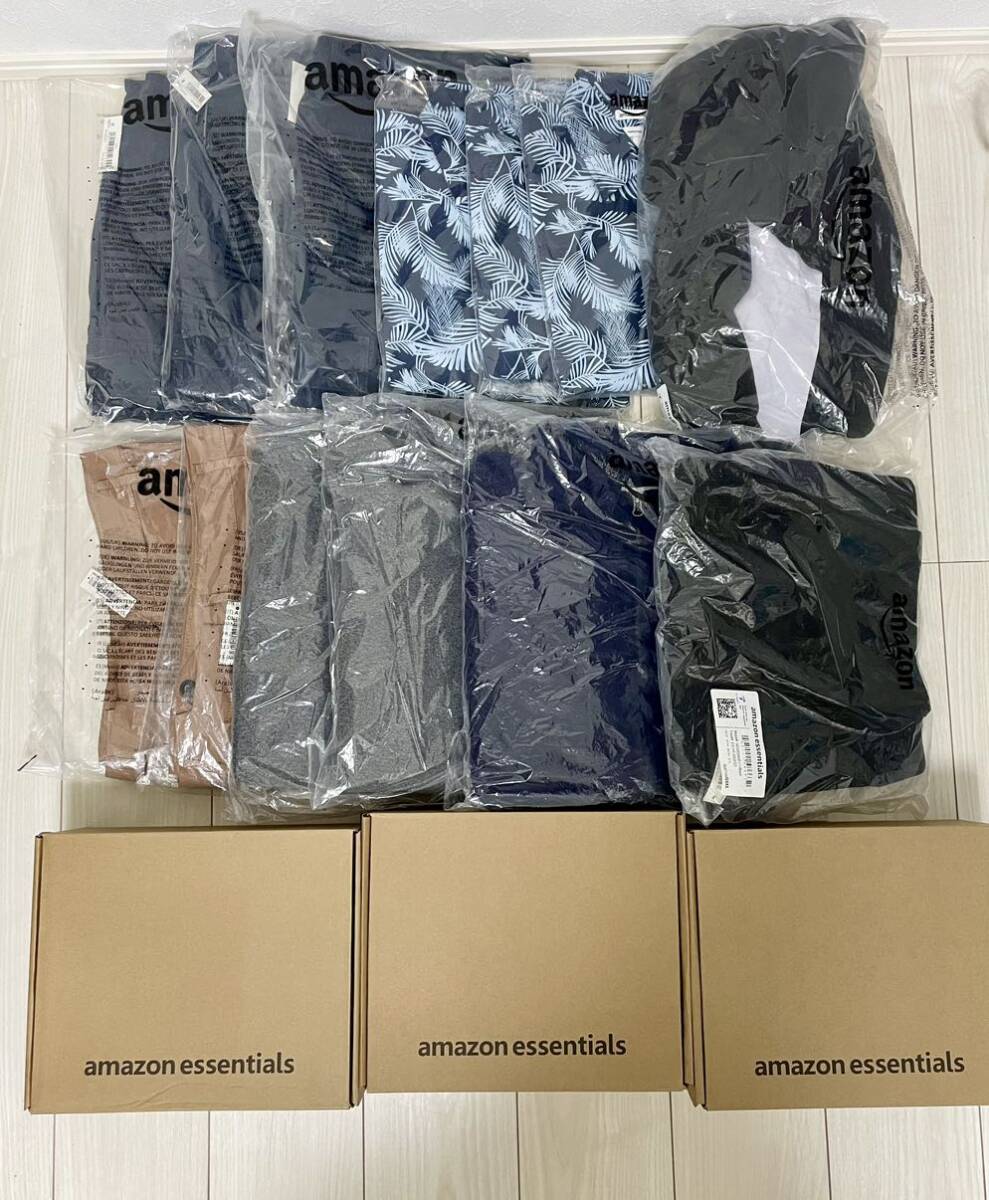 【新品】洋服 まとめ売り Amazon essentials レディース ブーツ メンズ シャツ ベスト ボトムス 16枚 セット 133の画像1