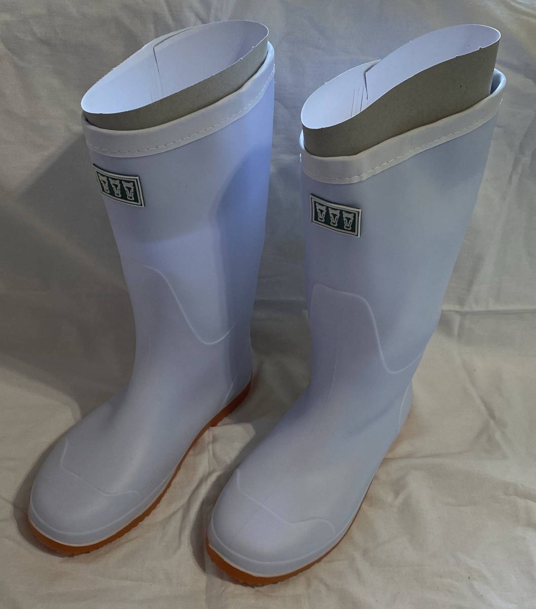  boots LL(26.5~27cm) size mitsu horse white color man and woman use through year goods light weight anti-bacterial reverse side cloth impact absorption middle bed full oil resistant . slipping bottom VV6.600 jpy goods 