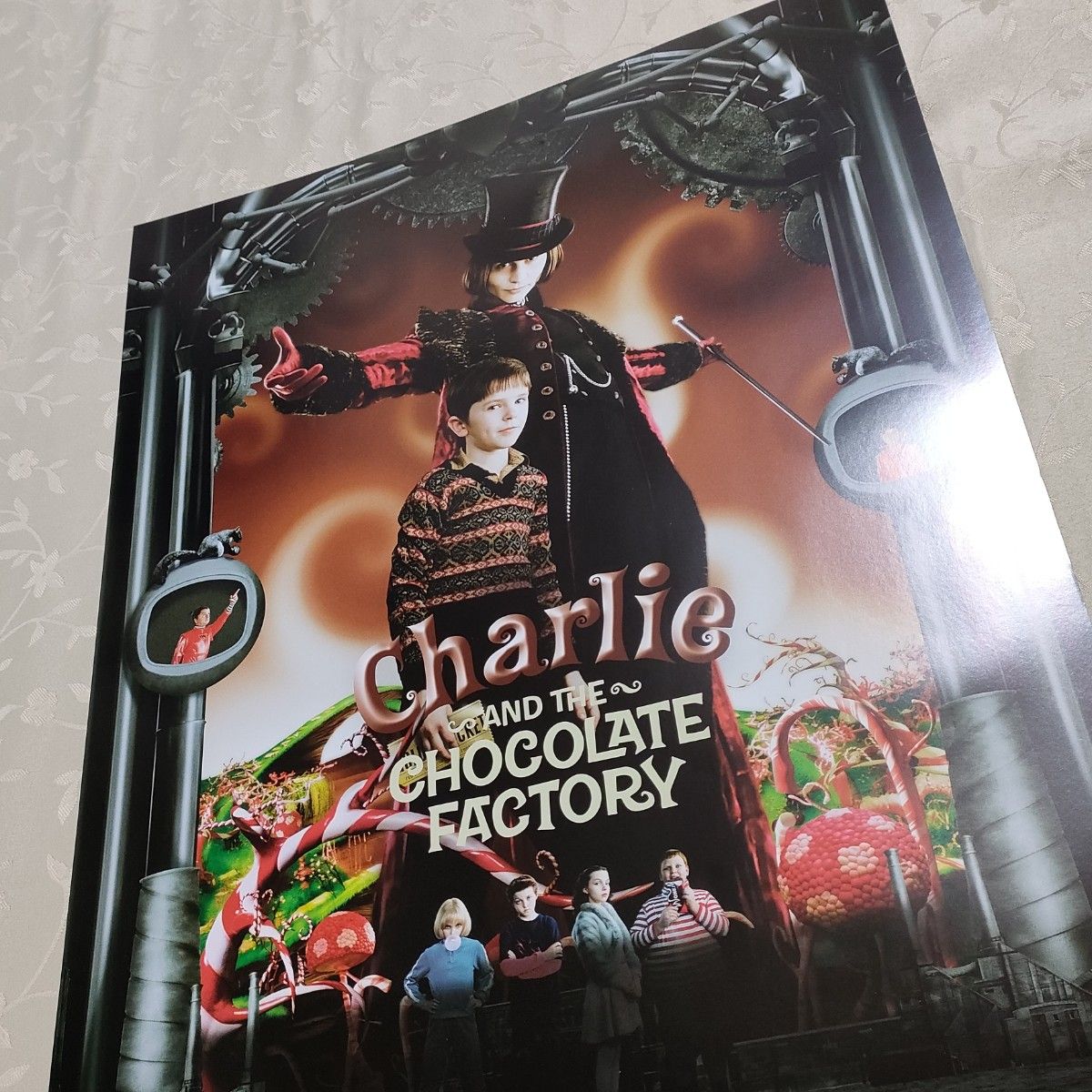 『チャーリーとチョコレート工場』ポスター　ジョニーデップ　ウィリー・ウォンカ