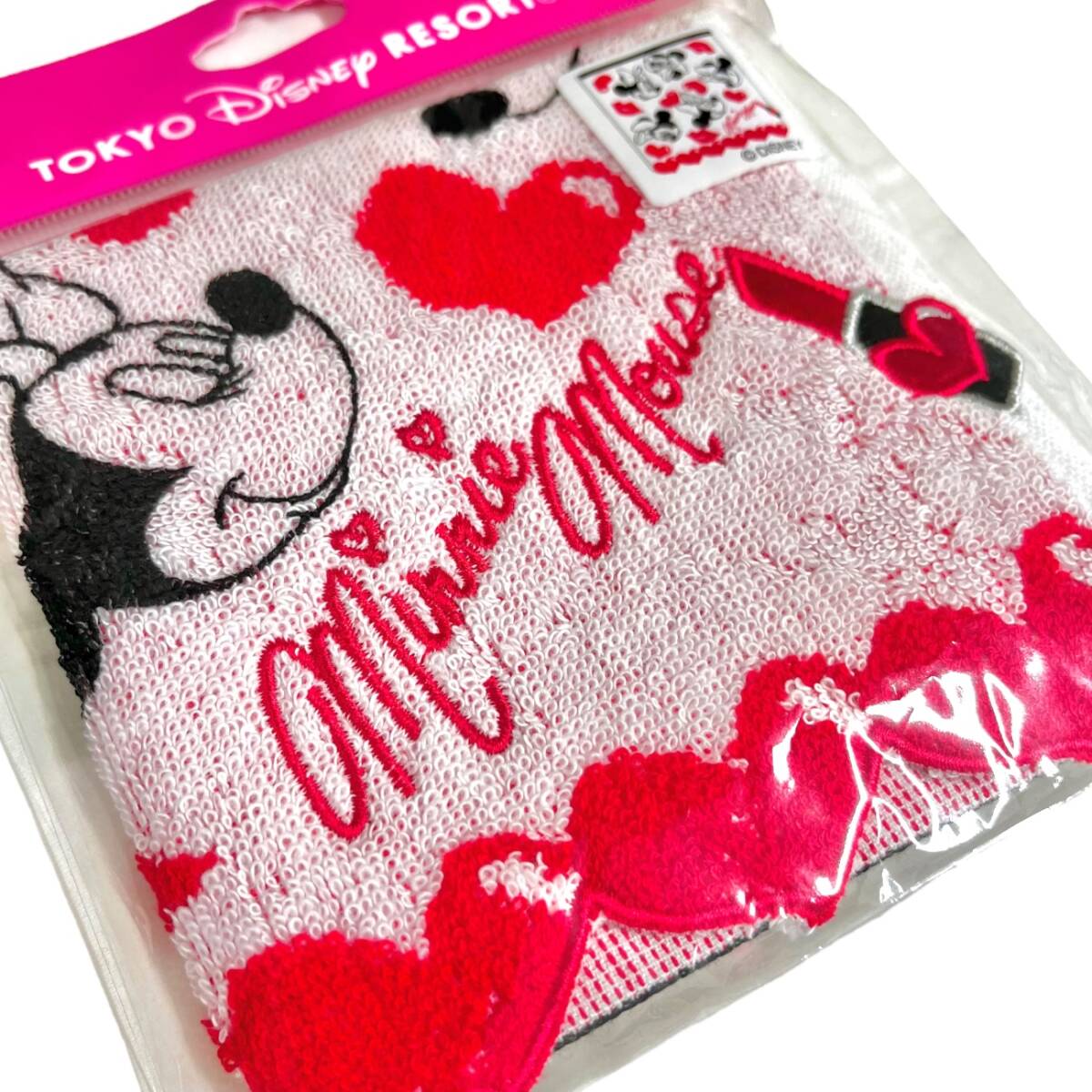 [ unopened goods ] Tokyo Disney resort Minnie Mouse Mini towel TDR minnie hand towel 