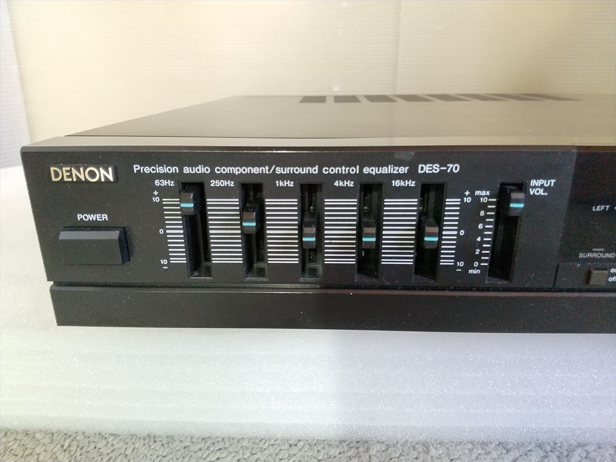 DENON サラウンドコントロール付イコライザー DES-70　動作品_画像4