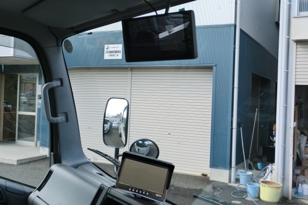 12v 24v バックカメラ 7インチ オンダッシュモニター 大型トラック バックモニターセット 日本製液晶採用 赤外線搭載 防水夜間対応_画像3