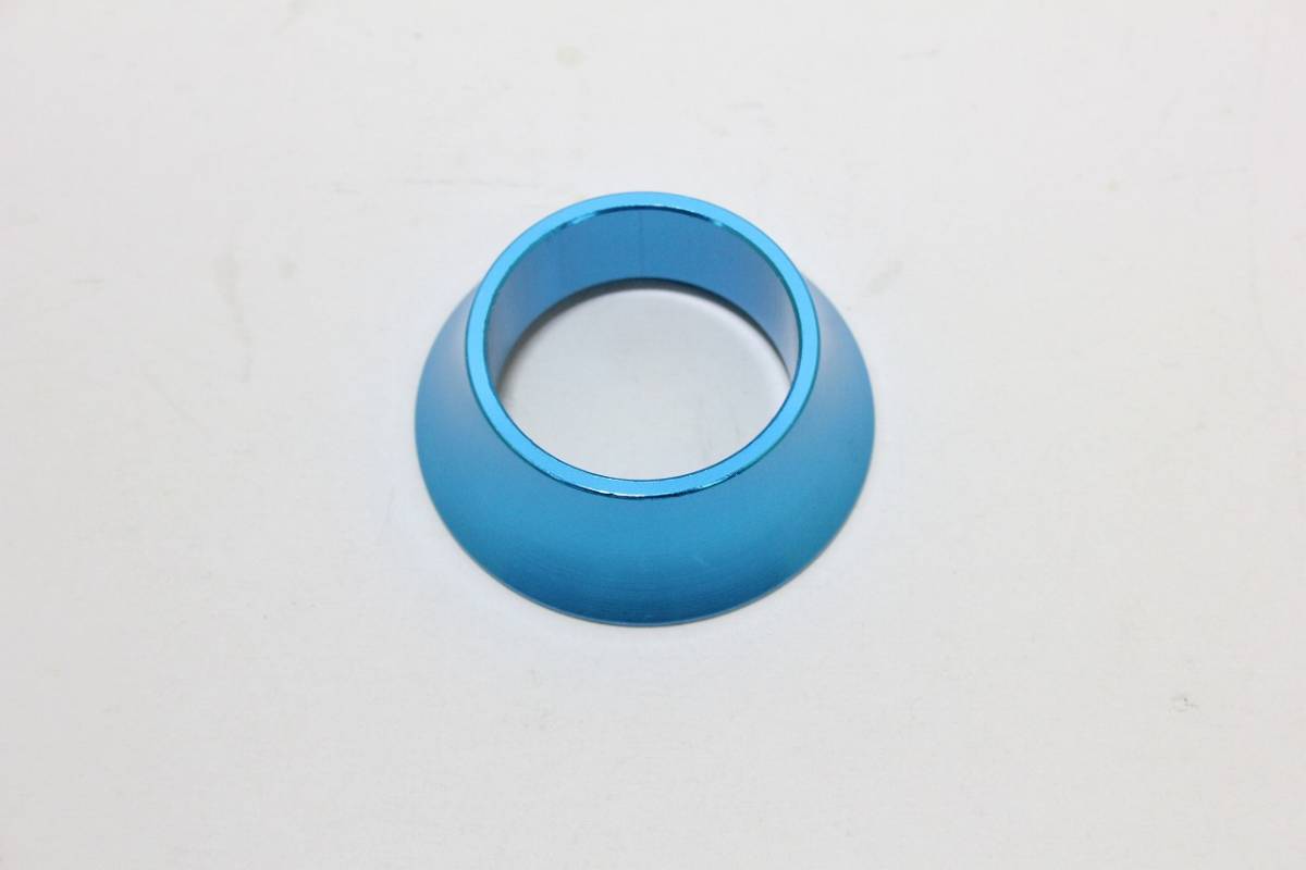 (s856) アルミ製 ヘッドカバー １５mm 1-1/8 ブルー 青 スペーサー コラム アヘッド_画像1