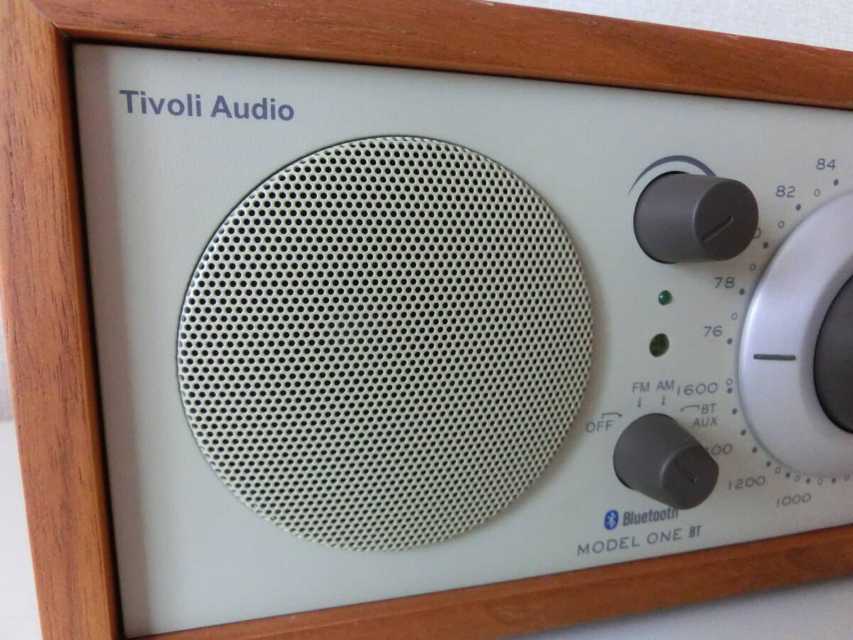 中古品 保管品 動作未確認 Tivoli Audio チボリオーディオ Model One BT モデルワン BT Bluetooth スピーカー ラジオ付/激安1円スタート_画像3