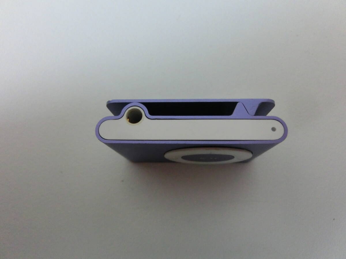 中古品 保管品 動作未確認 Apple アップル ipod Shuffle 第2世代 パープル A1204 充電器付き/激安1円スタート_画像4