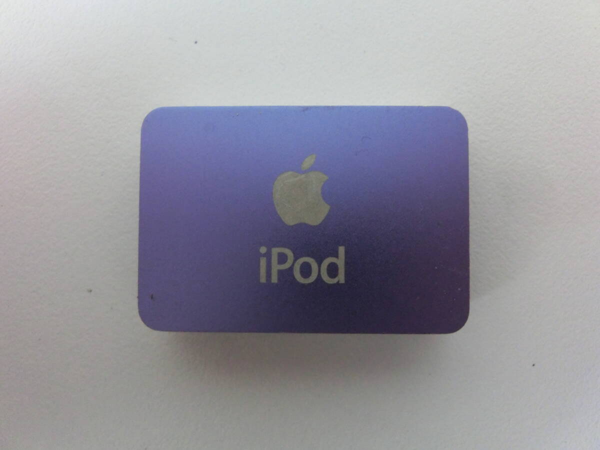 中古品 保管品 動作未確認 Apple アップル ipod Shuffle 第2世代 パープル A1204 充電器付き/激安1円スタート_画像3