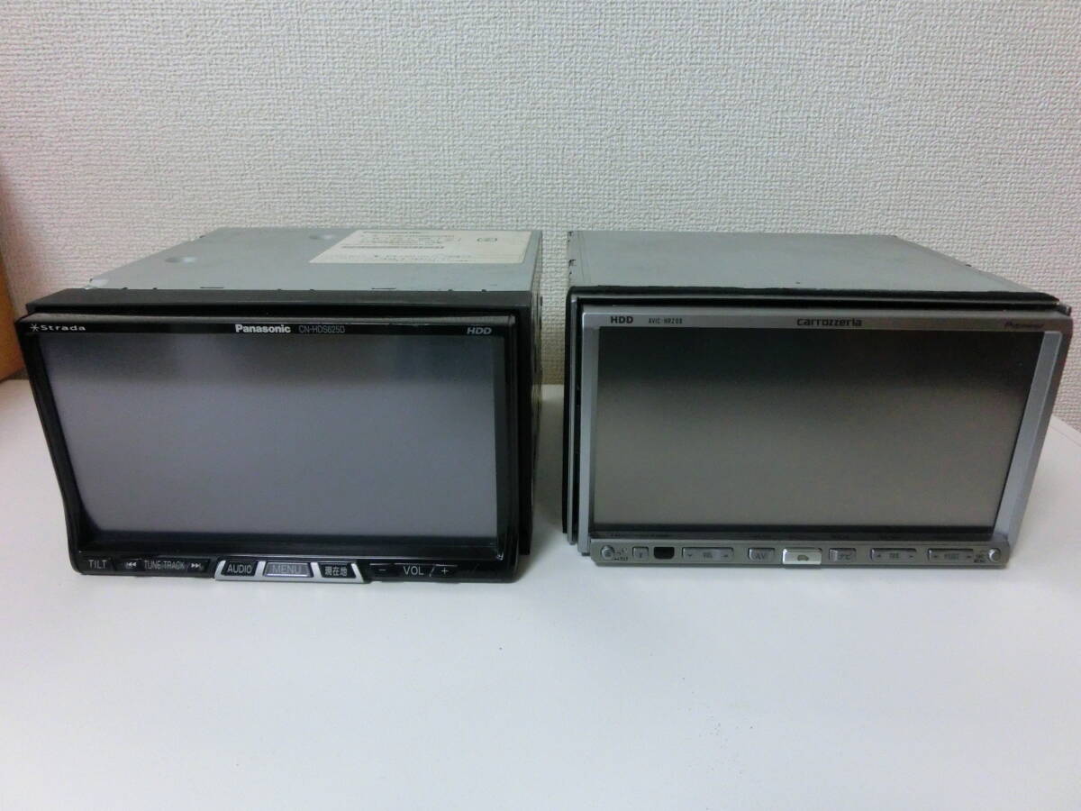 中古品 保管品 動作未確認 パイオニア AVIC-HRZ08 Panasonic パナソニック CN-HDS625RD カーナビ 車用品 カー用品/激安1円スタート_画像1