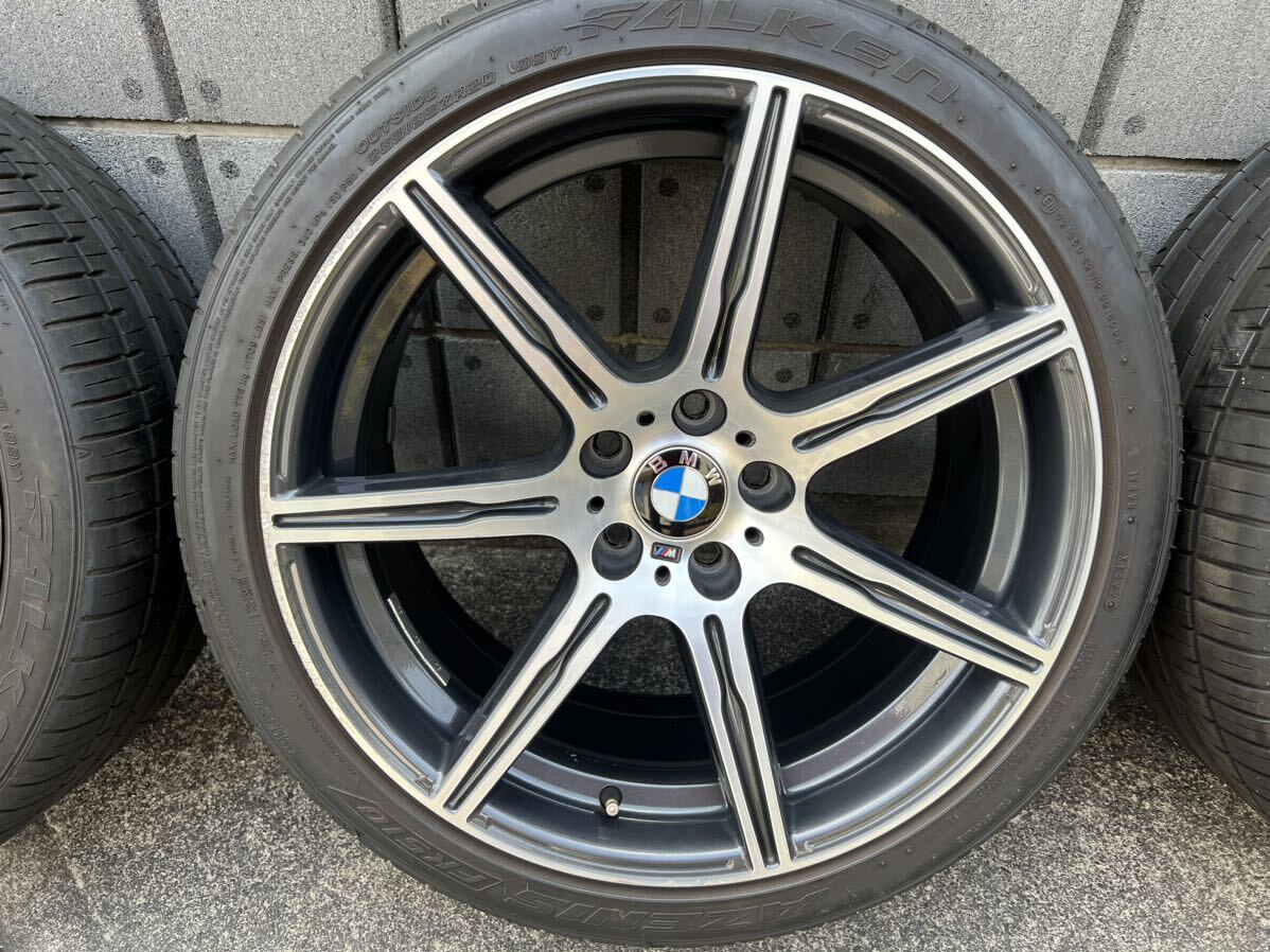 BMW◎M6コンペティションパッケージ純正◎スタイリング601M◎9.5Jx20+31/10.5Jx20+19/120-5H FALKEN2022年製タイヤ265/35R20+265/35R20の画像3