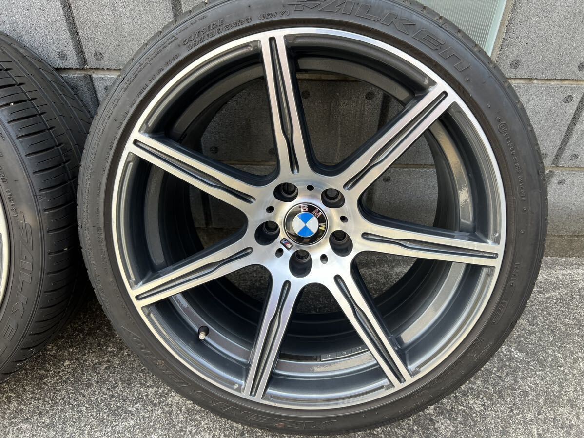 BMW◎M6コンペティションパッケージ純正◎スタイリング601M◎9.5Jx20+31/10.5Jx20+19/120-5H FALKEN2022年製タイヤ265/35R20+265/35R20の画像5