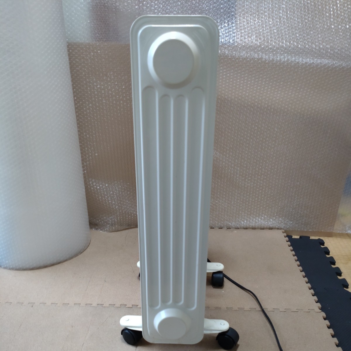  oil heater pattern number DT-OH1211 sale origin large . trailing 2013 year 8 sheets 900W with casters electrification / operation verification settled USED goods present condition delivery 