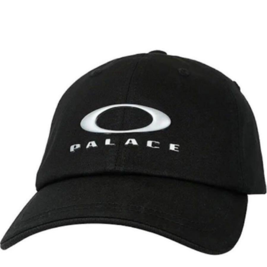 23SS PALACE × OAKLEY 6-Panel Cap Black / Silver パレス オークリーの画像1