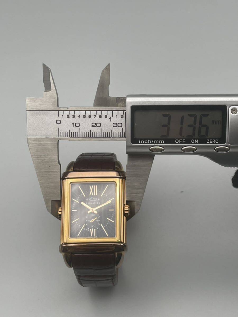 【不動品】ROTARY ロータリー Evolution TZ2 リバーシブル 腕時計の画像10