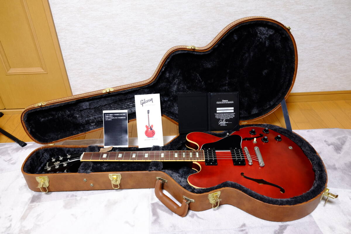 GIBSON Gibson ES-335 Satin satin wine red limited model 2018 year made used 