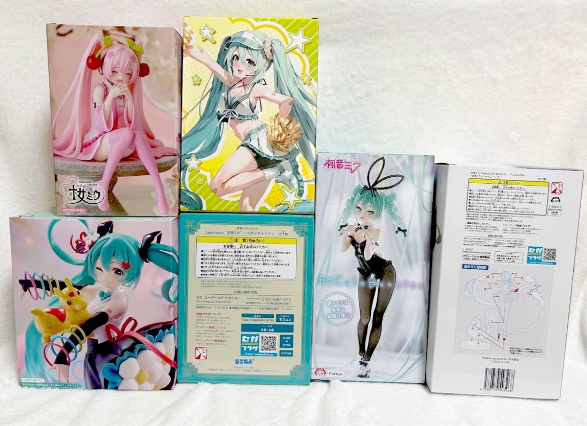 初音ミク　 フィギュア　６体セット　新品未使用未開封品