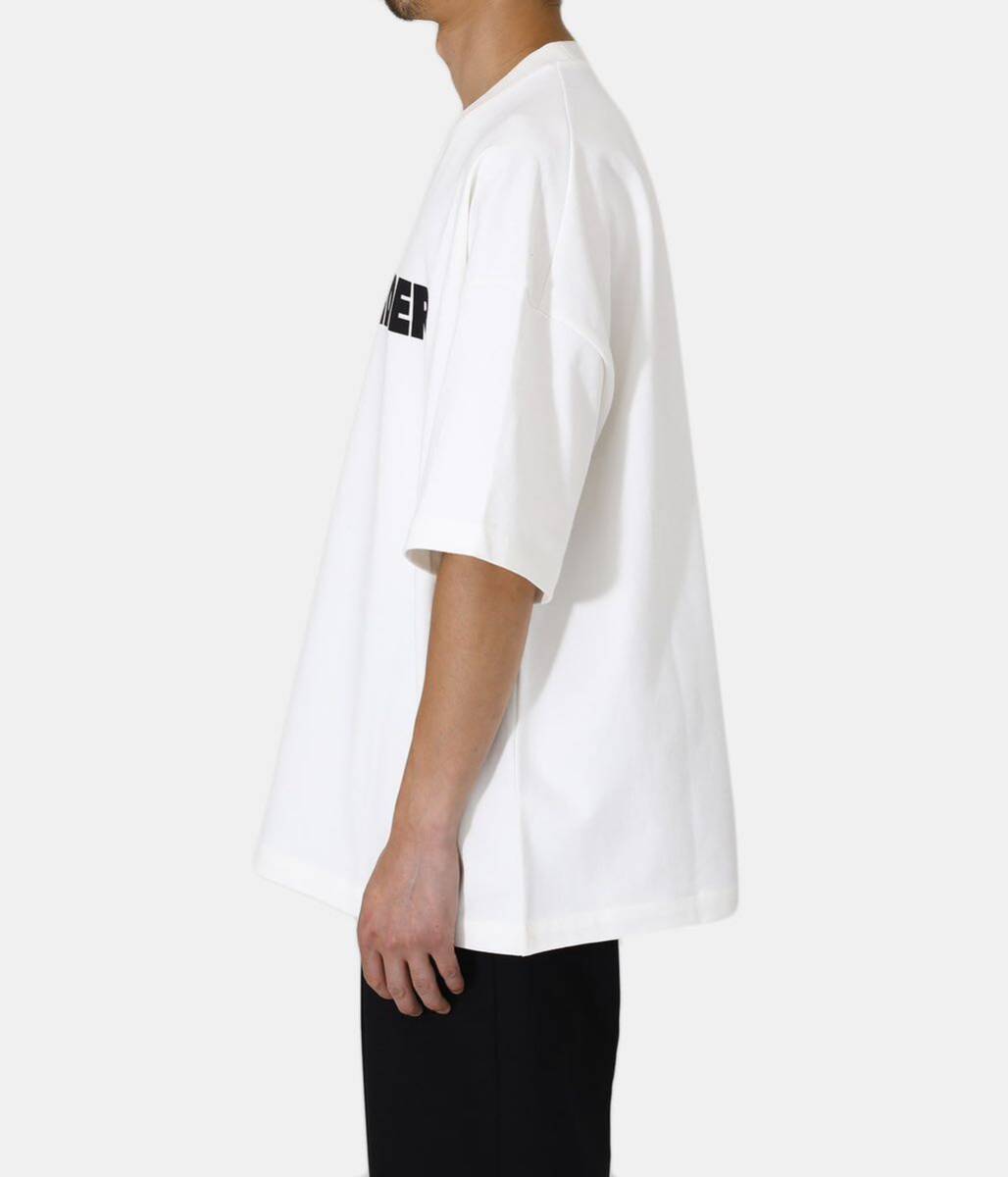 【新品・正規品】JIL SANDER（ジルサンダー）22AWロゴプリントTシャツ_画像2