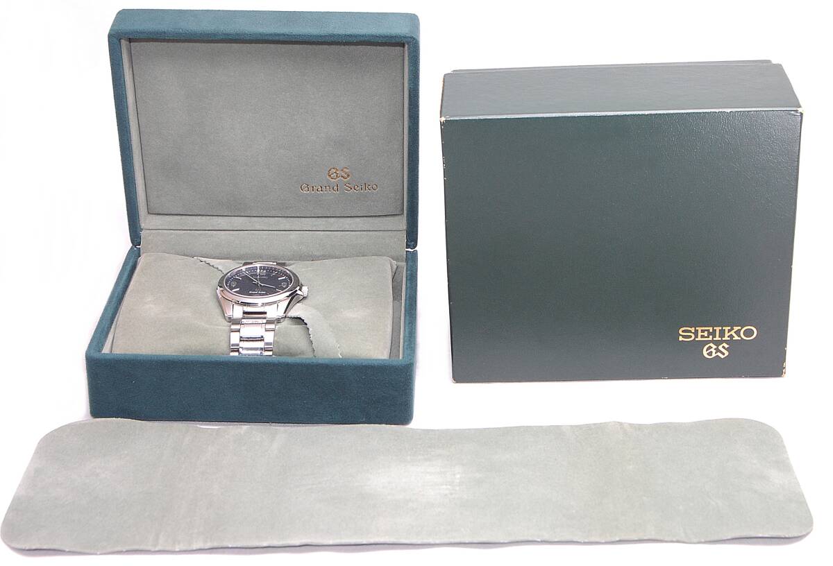 ◆元箱＋ケース付き!!◆Grand Seiko グランドセイコー SBGF011 8J55-0010 アナログ メンズ クォーツ時計 腕時計 ブラック文字盤