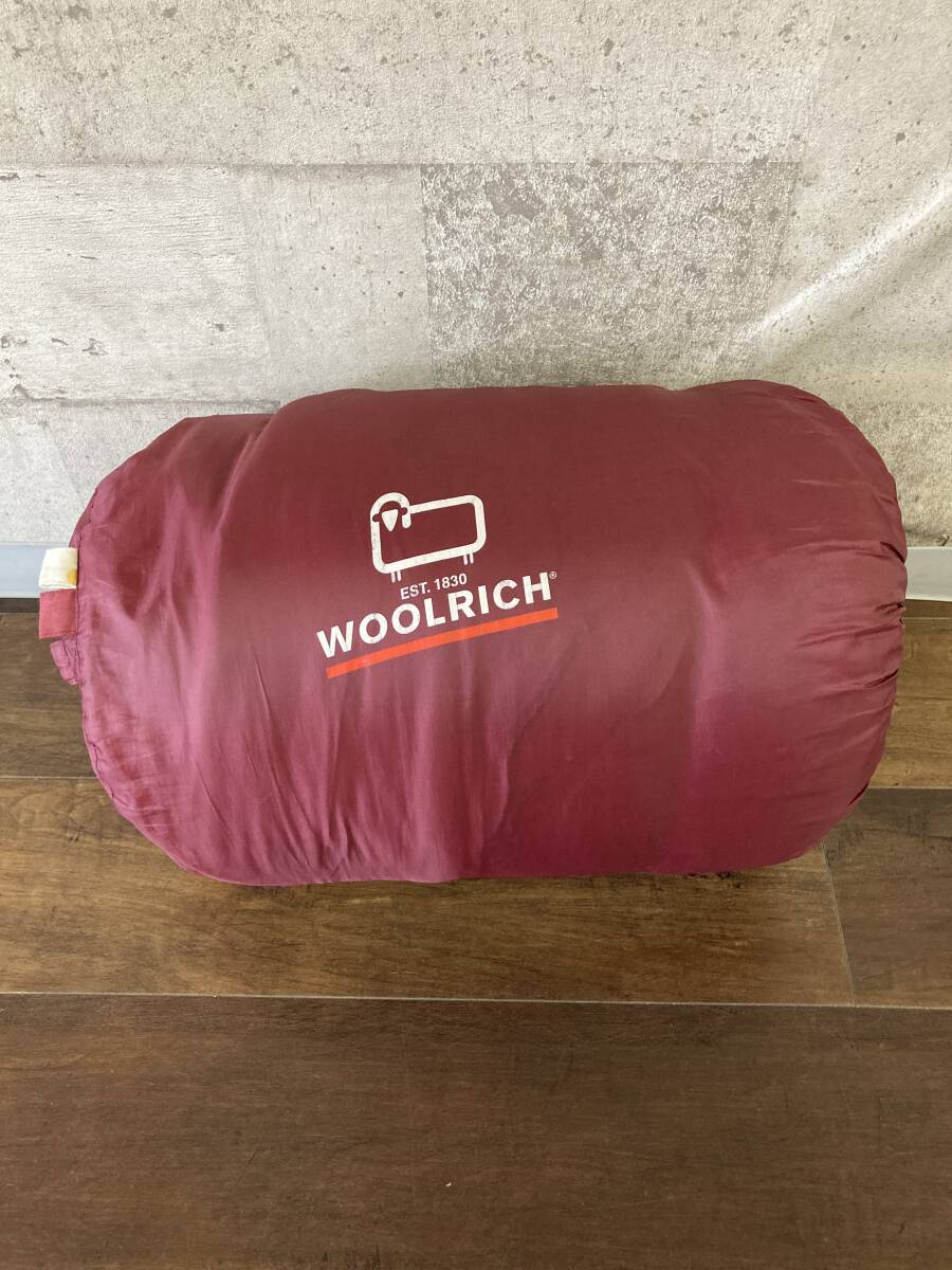 ウールリッチ シュラフ WOOLRICH 寝袋 封筒型 防災 防寒 キャンプ アウトドア tmc02053022_画像2