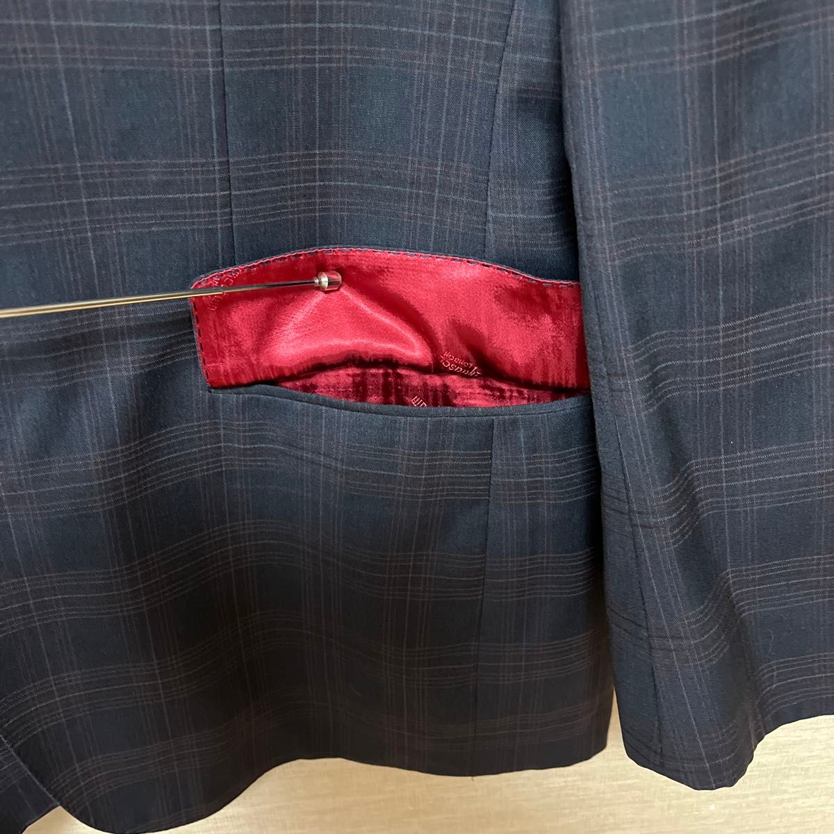 Aquascutum アクアスキュータム テーラードジャケット 紺 Aquascutum アクアスキュータム テーラードジャケット 紺