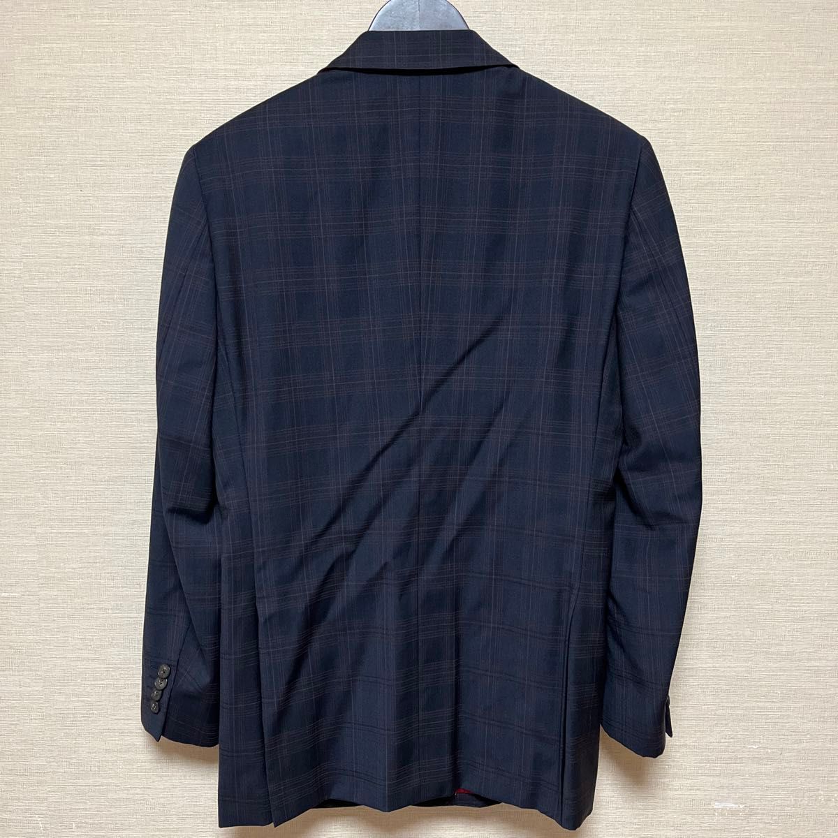 Aquascutum アクアスキュータム テーラードジャケット 紺 Aquascutum アクアスキュータム テーラードジャケット 紺