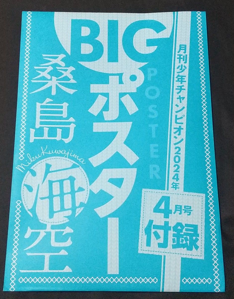 【新品未使用】桑島海空 BIGポスター 月刊少年チャンピオン付録