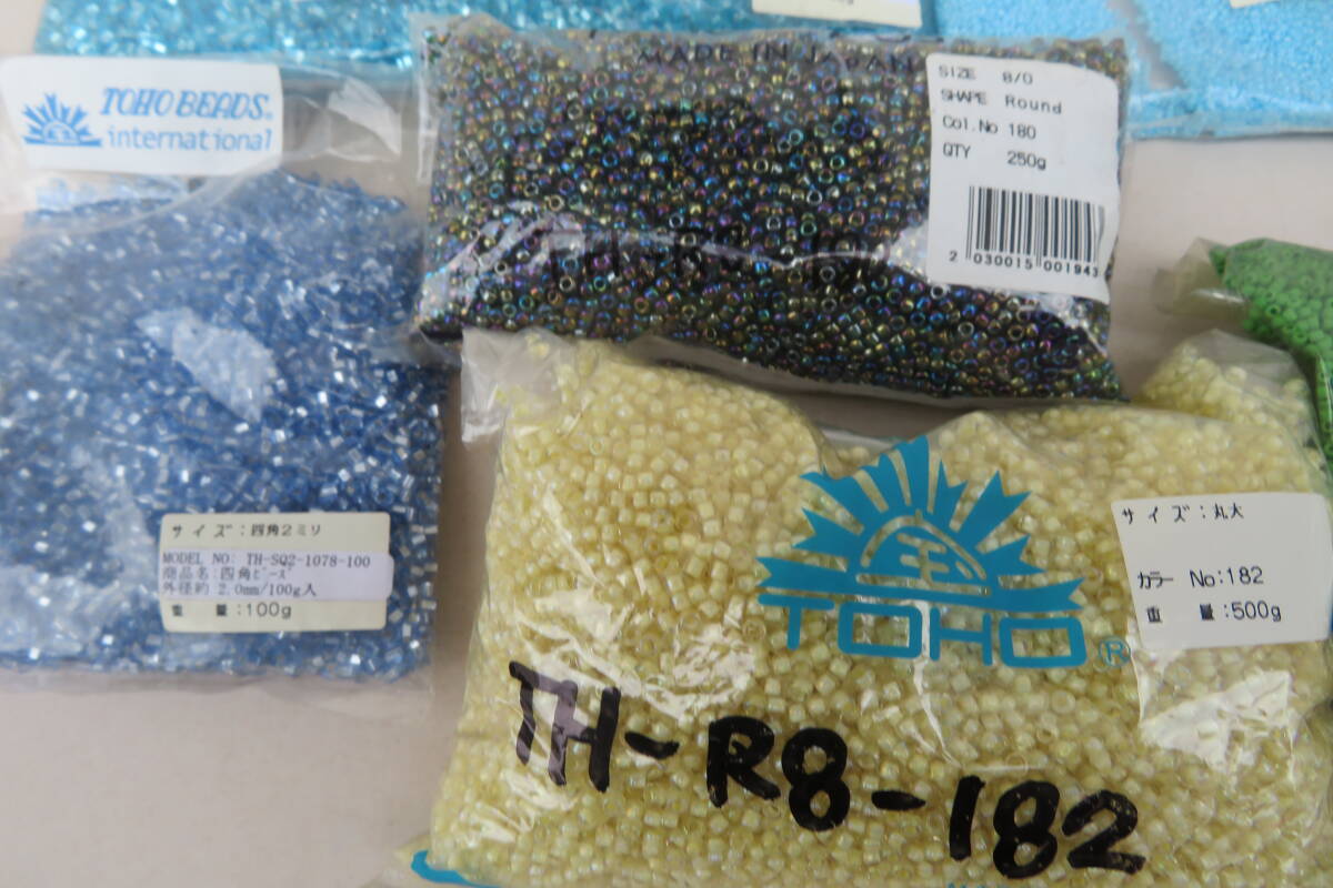 266☆未使用　TOHO　ビーズ　BEADS 大量　3.5kg以上_画像4