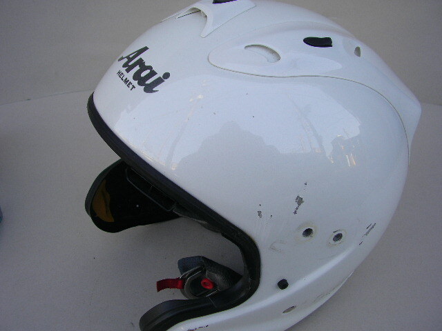 ☆アライ（Arai）　MZ　ジェットヘルメット　Mサイズ　グラスホワイト_画像3