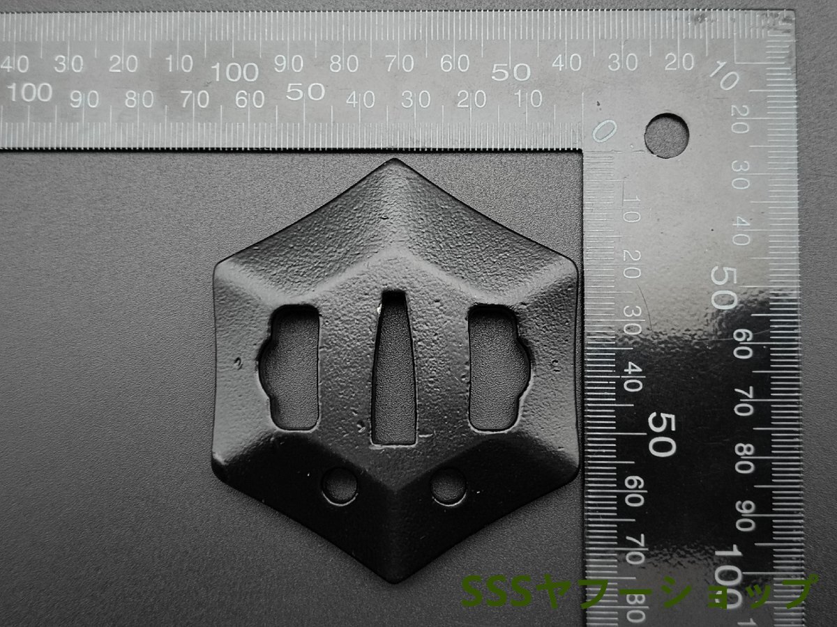 肥後の図　刀鍔　 鉄製　黒鍔　刀の鍔　つば　鐔　刀鐔　日本刀装具　刀剣美術　武道具　居合_画像6